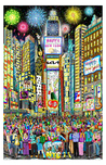 Charles Fazzino Charles Fazzino Happy New Year from Time Square (AP)